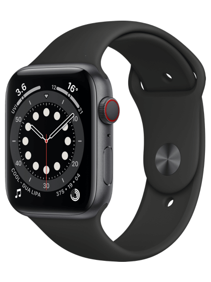 New Apple Watch Series 6 (GPS, 44mm) - Product(RED) - Aluminium Case with Product(RED) - Sport Band-4