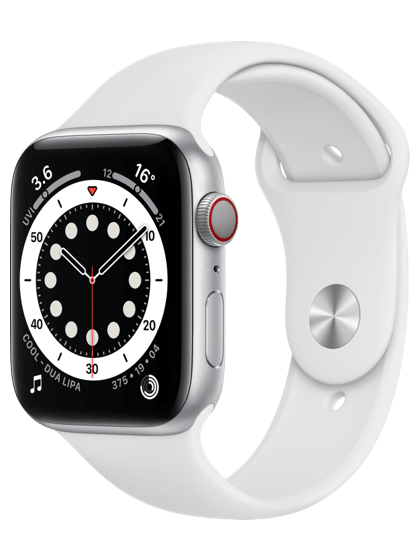 New Apple Watch Series 6 (GPS, 44mm) - Product(RED) - Aluminium Case with Product(RED) - Sport Band-1