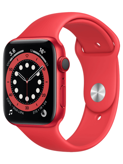 New Apple Watch Series 6 (GPS, 44mm) - Product(RED) - Aluminium Case with Product(RED) - Sport Band-2