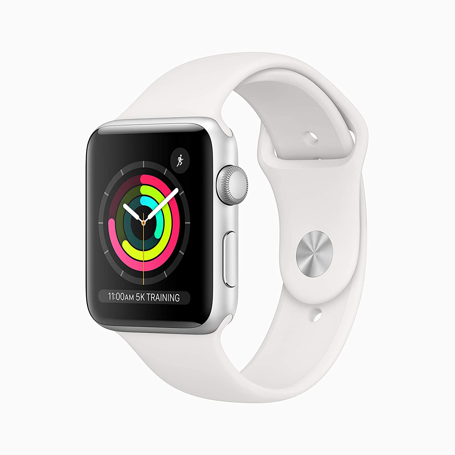 Apple Watch Series 3 (GPS, 42mm) - Silver Aluminium Case with White Sport Band